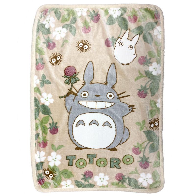 MY NEIGHBOR TOTORO - Totoro Rapsberry - Fluffy Blanket 100x140cm