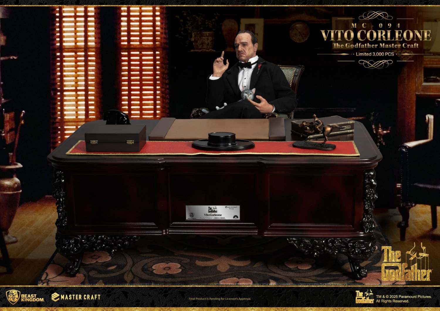 THE GODFATHER - Vito Corleone - Statue Master Craft 31cm