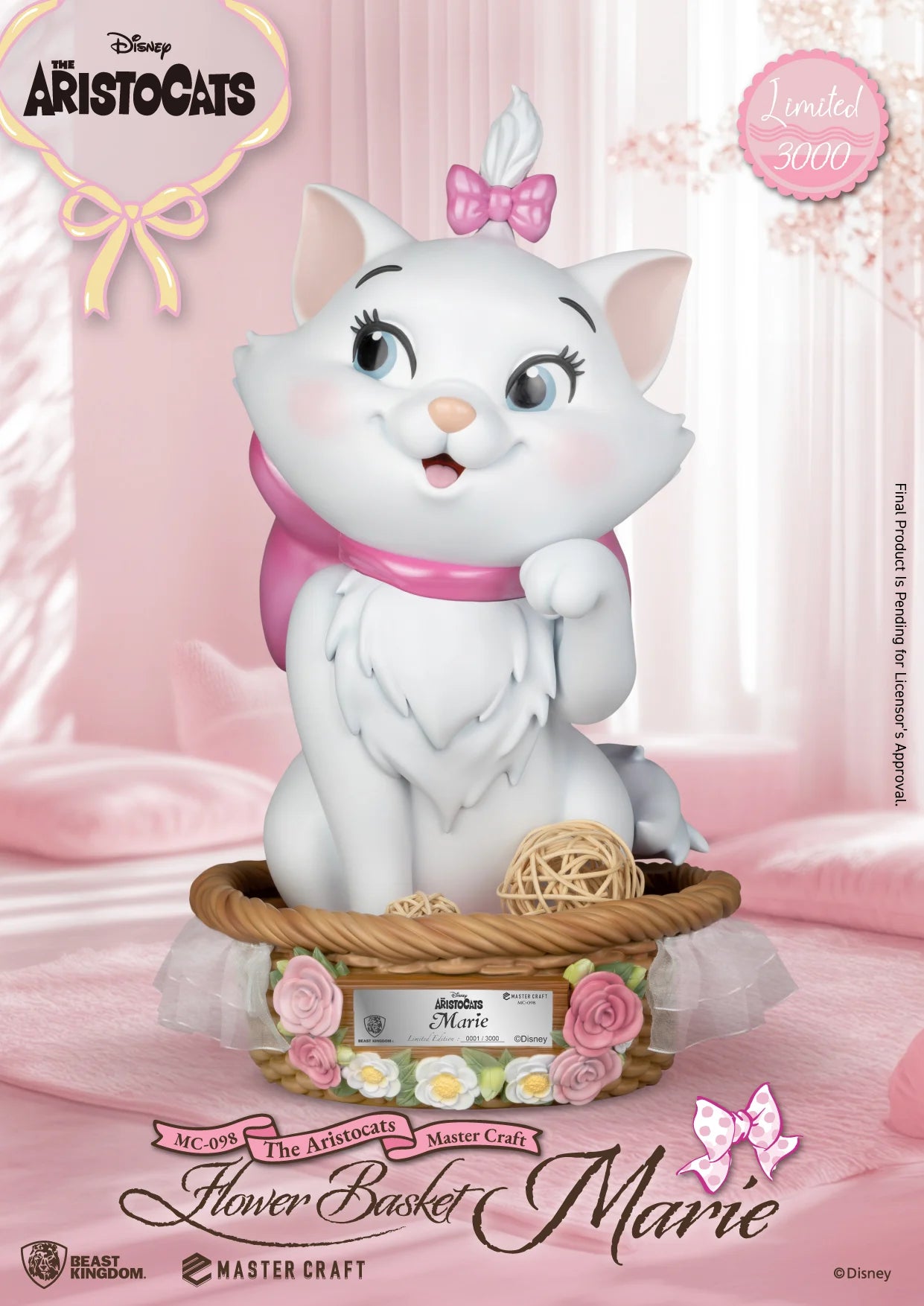 THE ARISTOCATS - Flower Basket Marie - Statue Master Craft 32.9cm