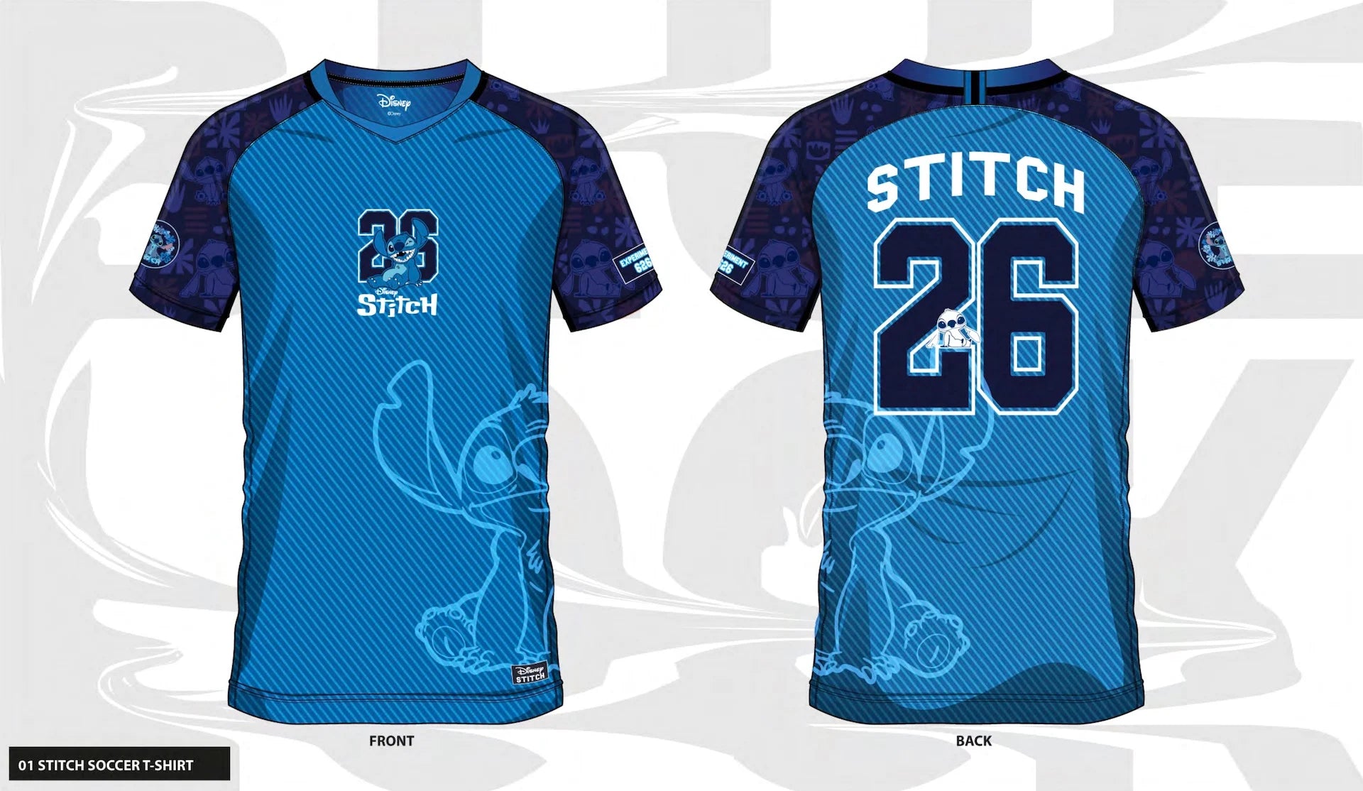 DISNEY - Stitch 26 - Soccer Jersey Men (S)