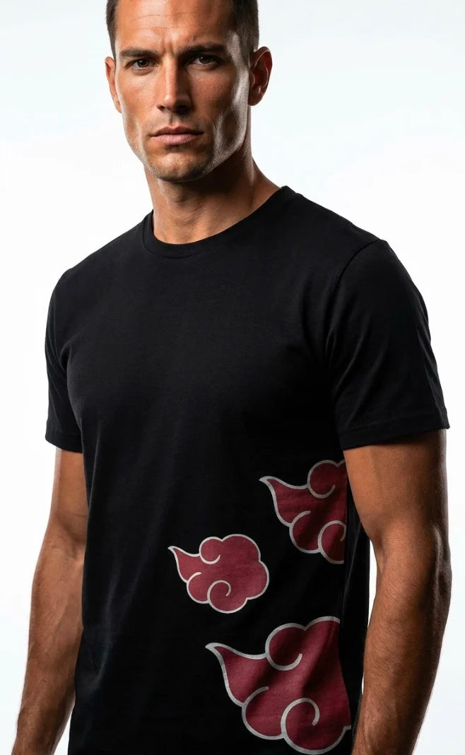 NARUTO - Akatsuki Clouds - T-Shirt Men (L)