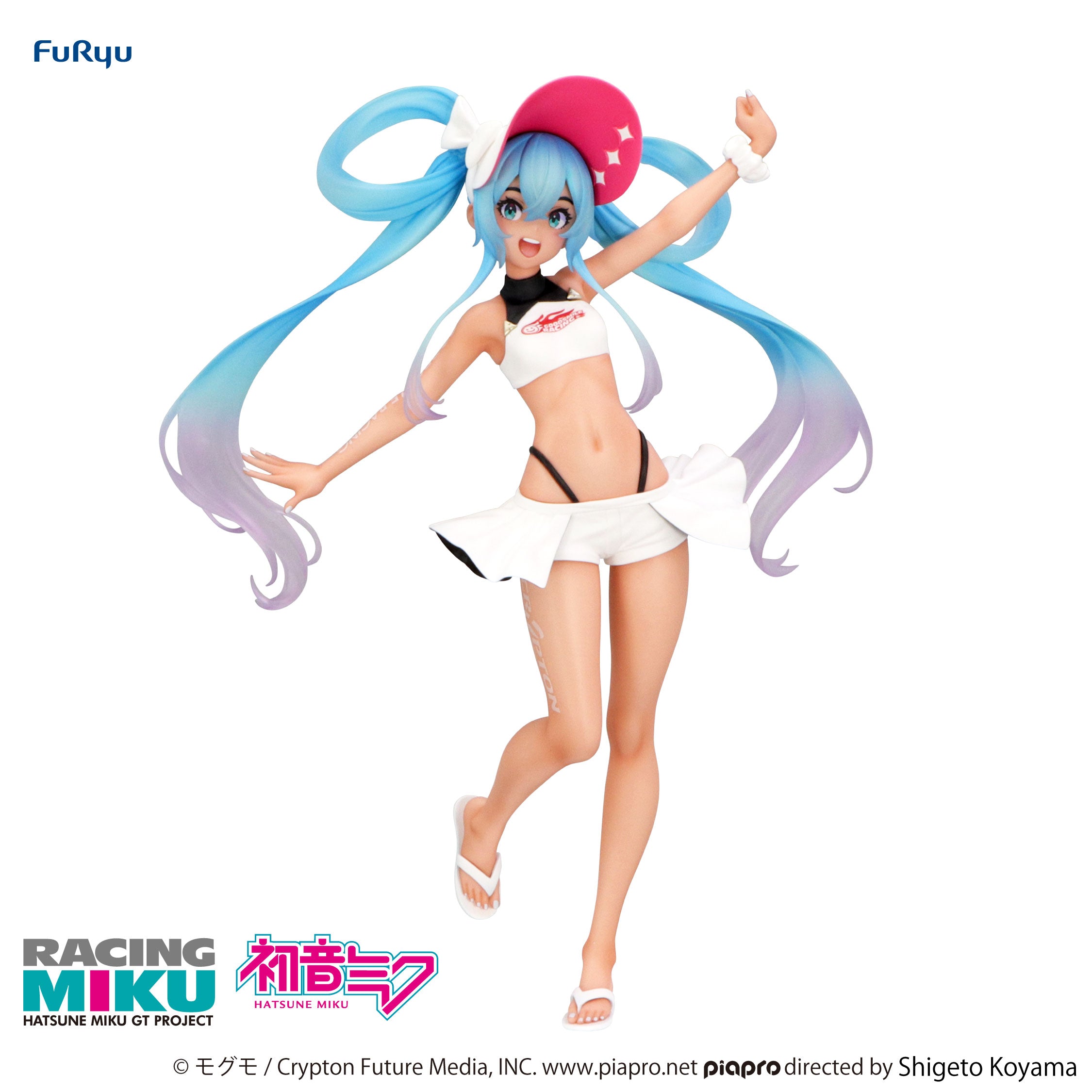 HATSUNE MIKU - Racing Miku 2024 Summer - Statue Trio-Try-It 21cm