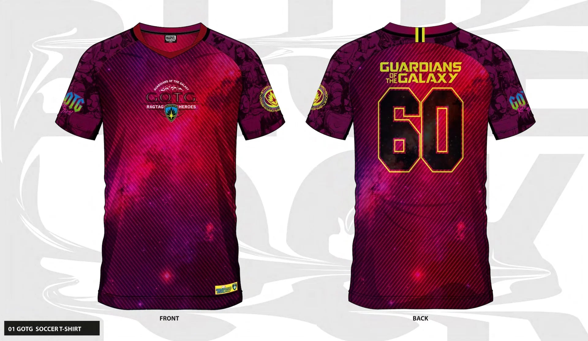 MARVEL - Guardians of the galaxy 60 - Soccer Jersey Men (XXL)