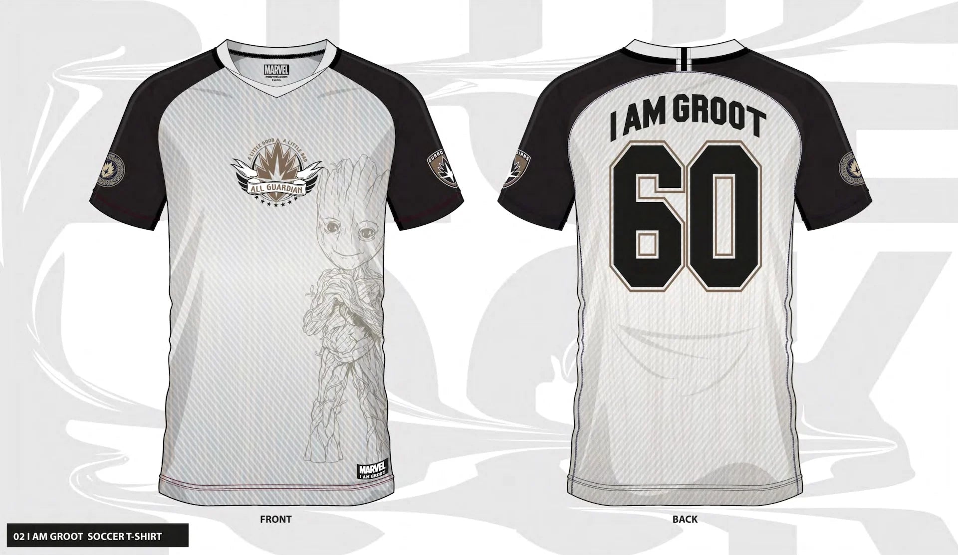 MARVEL - I Am Groot 60 - Soccer Jersey Men (L)