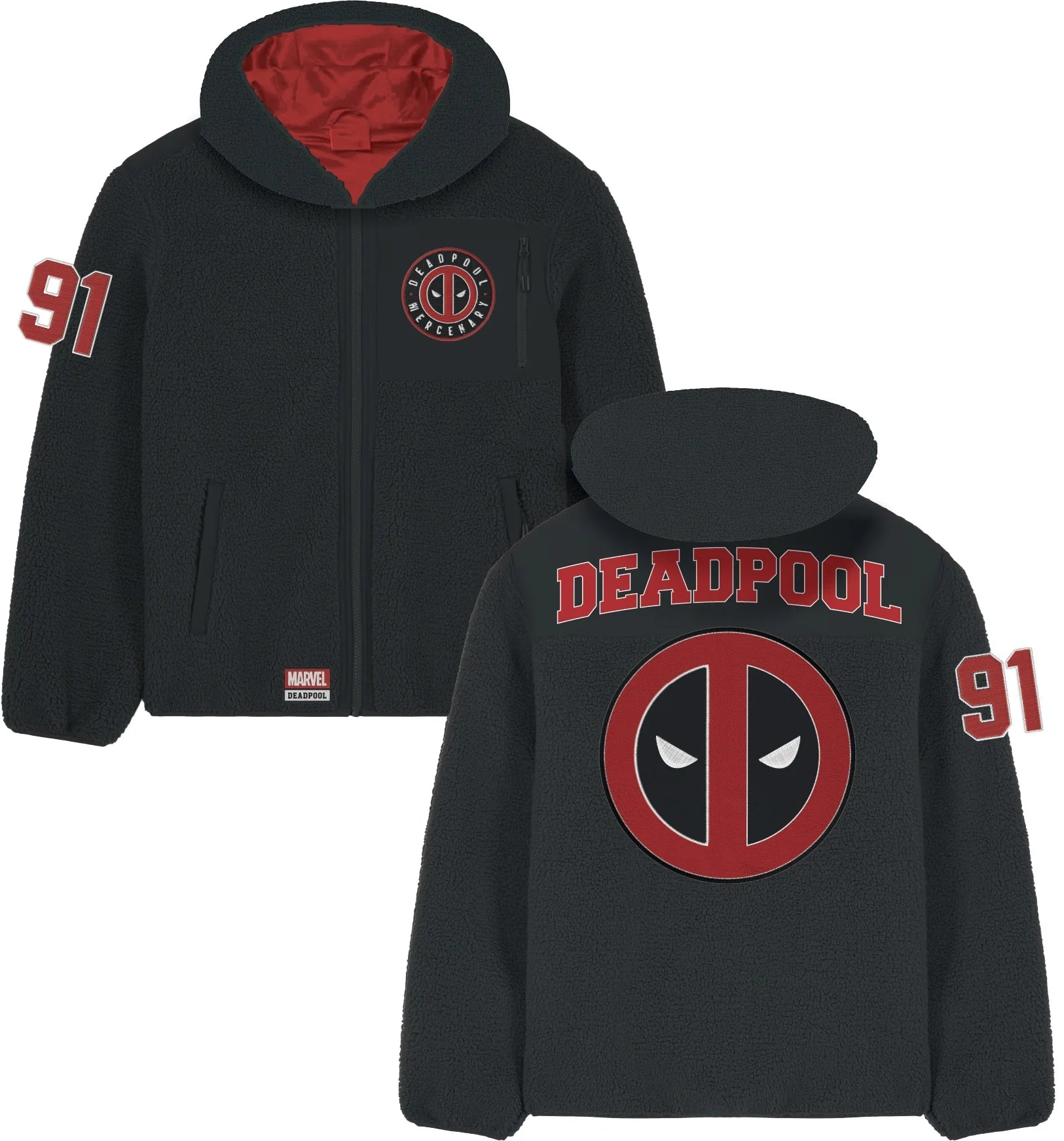 MARVEL - Deadpool - Sherpa Jacket (L)