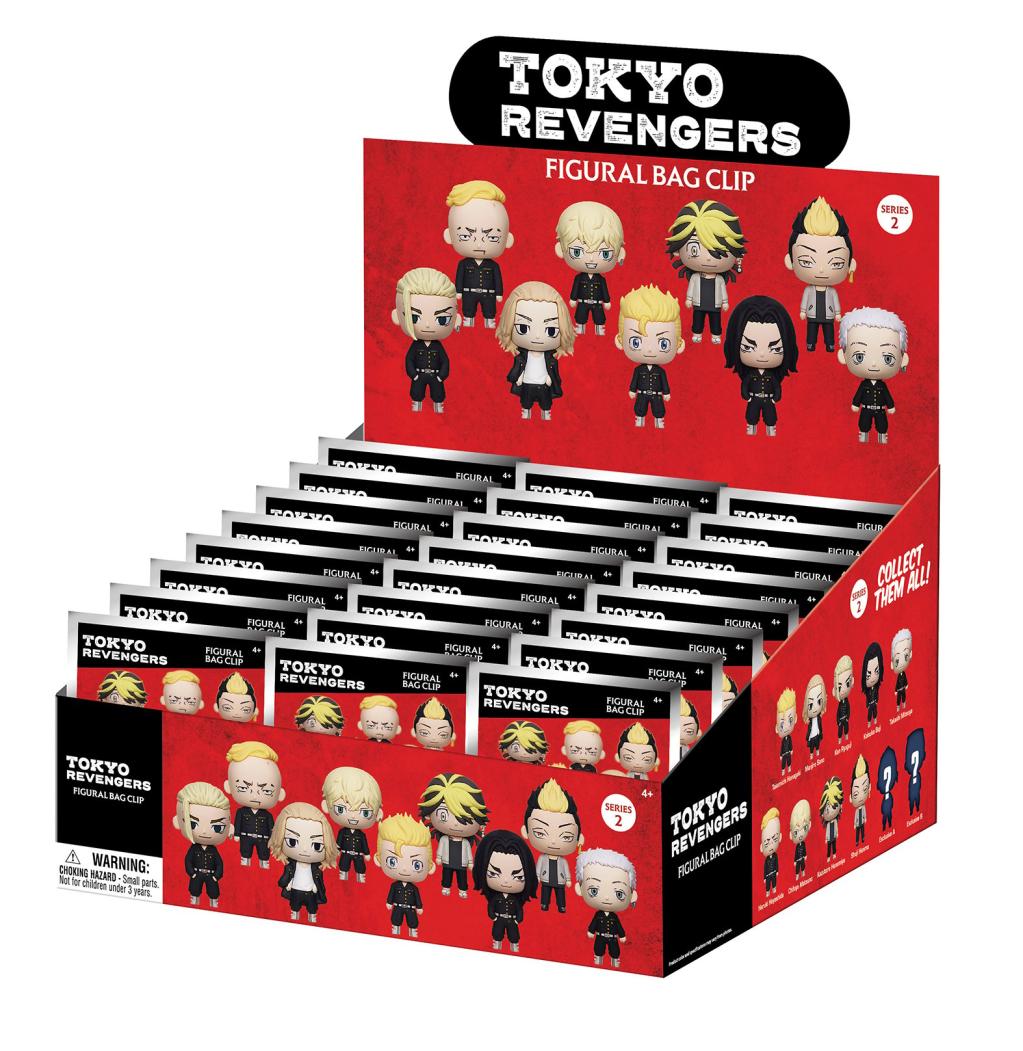 TOKYO REVENGERS - Series 2 - 3D Foam Bag Clip (Display 24 Pcs)