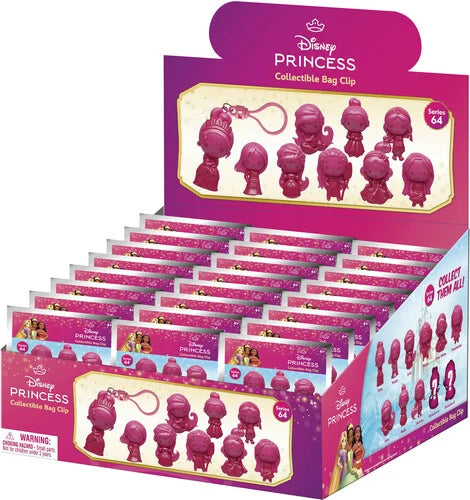 PRINCESS - Series 64 - 3D Foam Bag Clip (Display 24 Pcs)