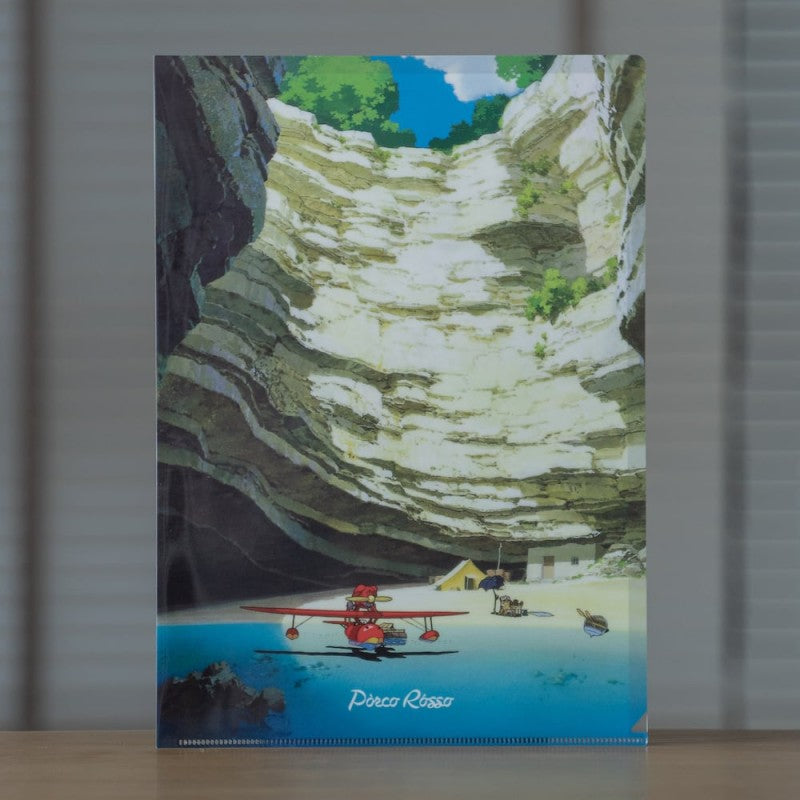 PORCO ROSSO - Marco's hideout - A4 Size Clear Poster 305x220mm