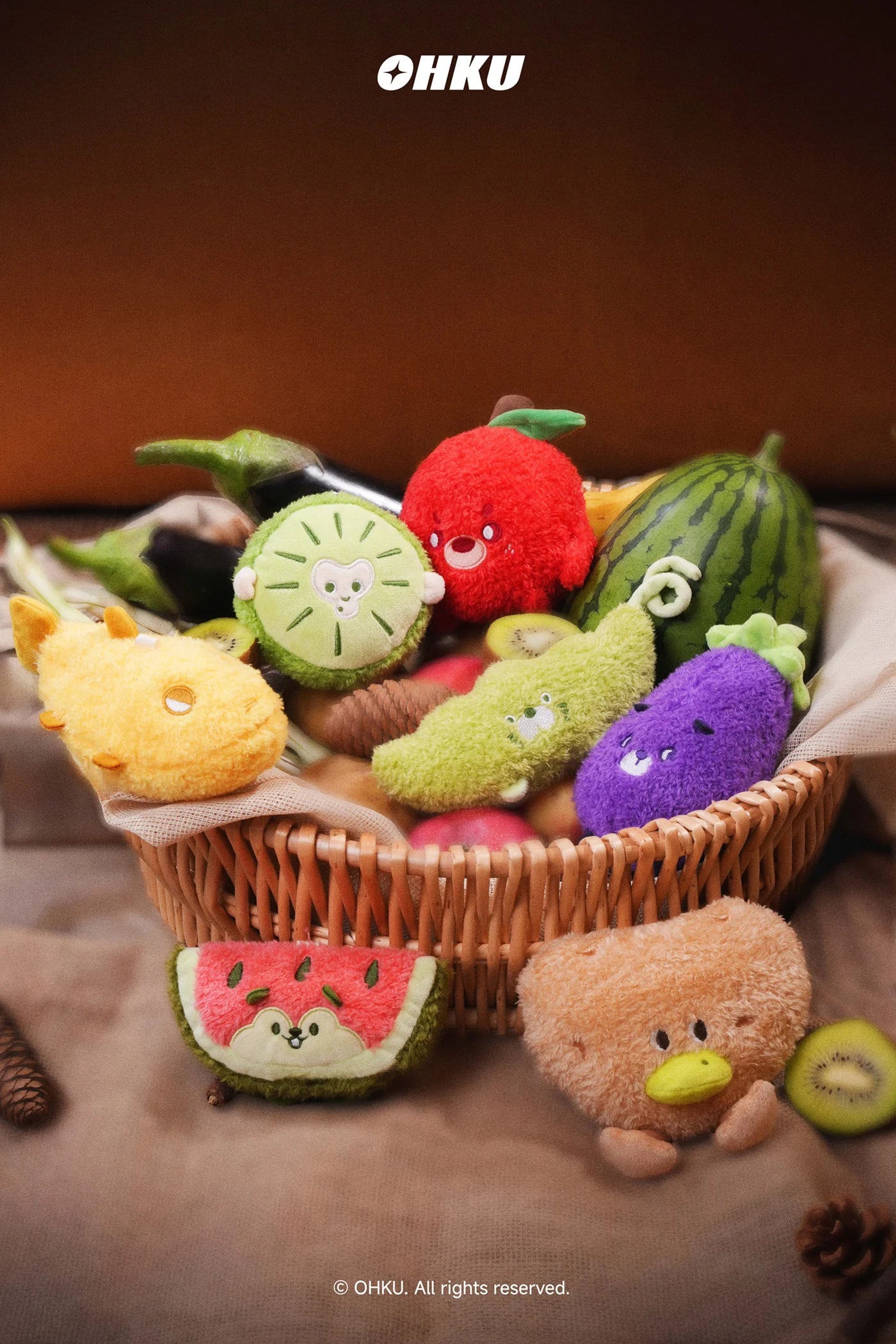 OHKU - Juicypals Collective Mini Plush BLIND BOX (6pcs) - 13-15cm