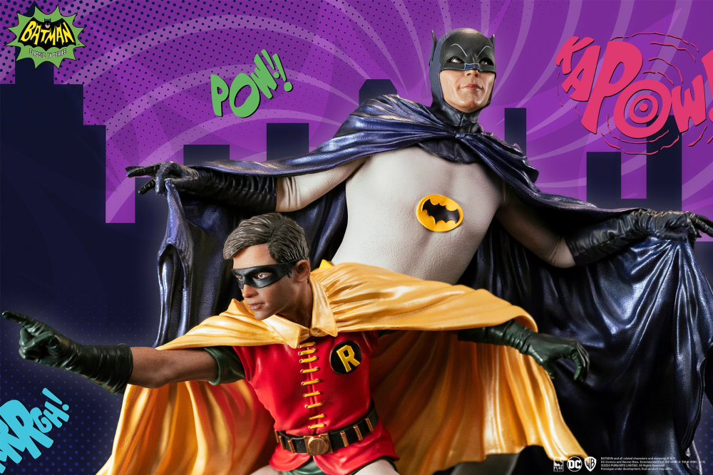 BATMAN - Batman & Robin "1966" - Statuette Diorama 1/8 23cm