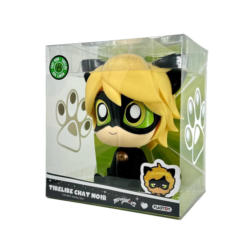 MIRACULOUS LADY BUG - Cat Noir - Money Box PVC 18cm