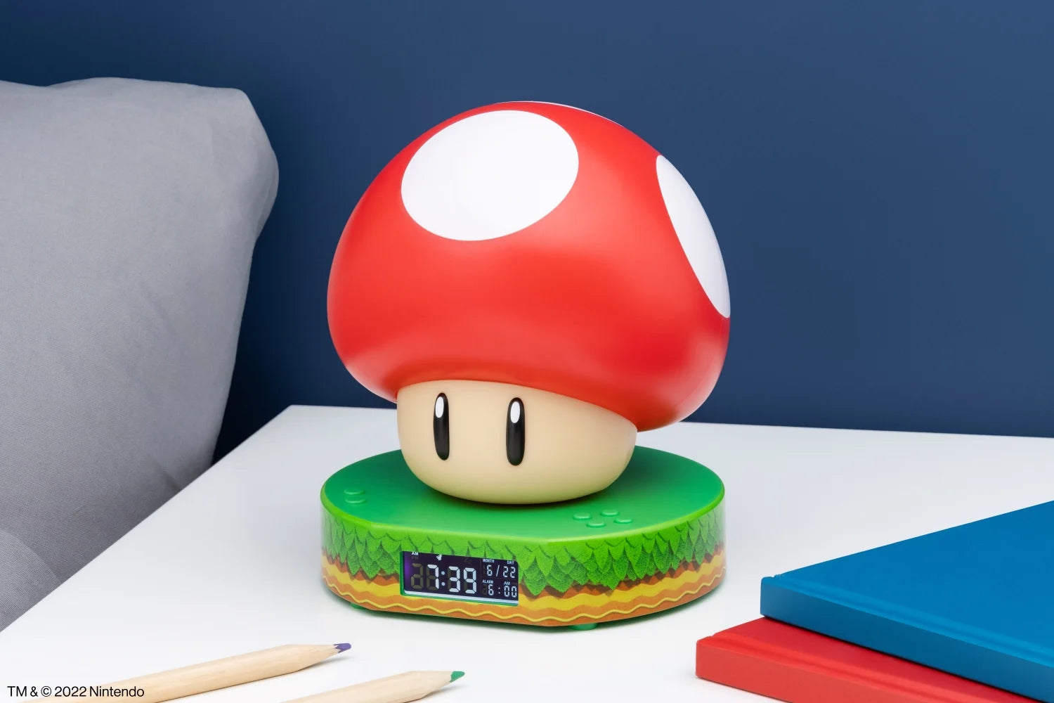 SUPER MARIO - Super Mushroom - Alarm Clock 12cm