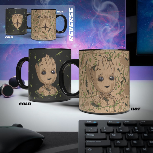 GUARDIANS OF THE GALAXY - Groot - Heat Change Mug