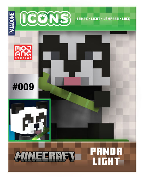 MINECRAFT - Panda - Lampe Icone 10cm