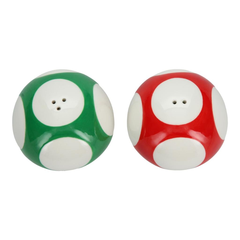 SUPER MARIO - Champignons - Set Salière et Poivrière