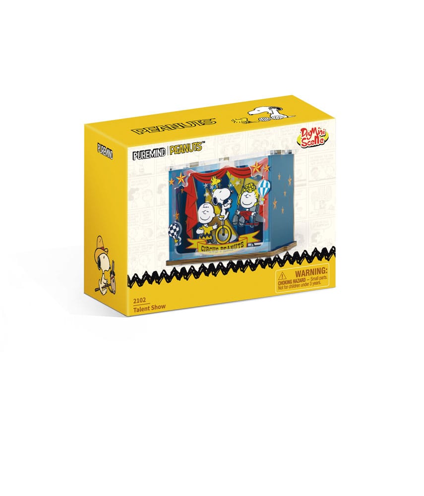 PEANUTS - Mini Scene Talent Show - Wood Model Kit