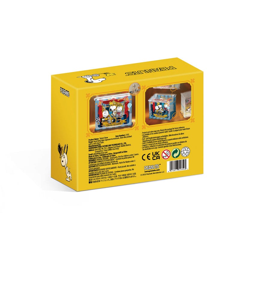PEANUTS - Mini Scene Talent Show - Wood Model Kit