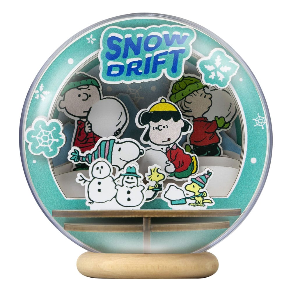 PEANUTS - Snow Drift - Wood Model Kit Globe Theater