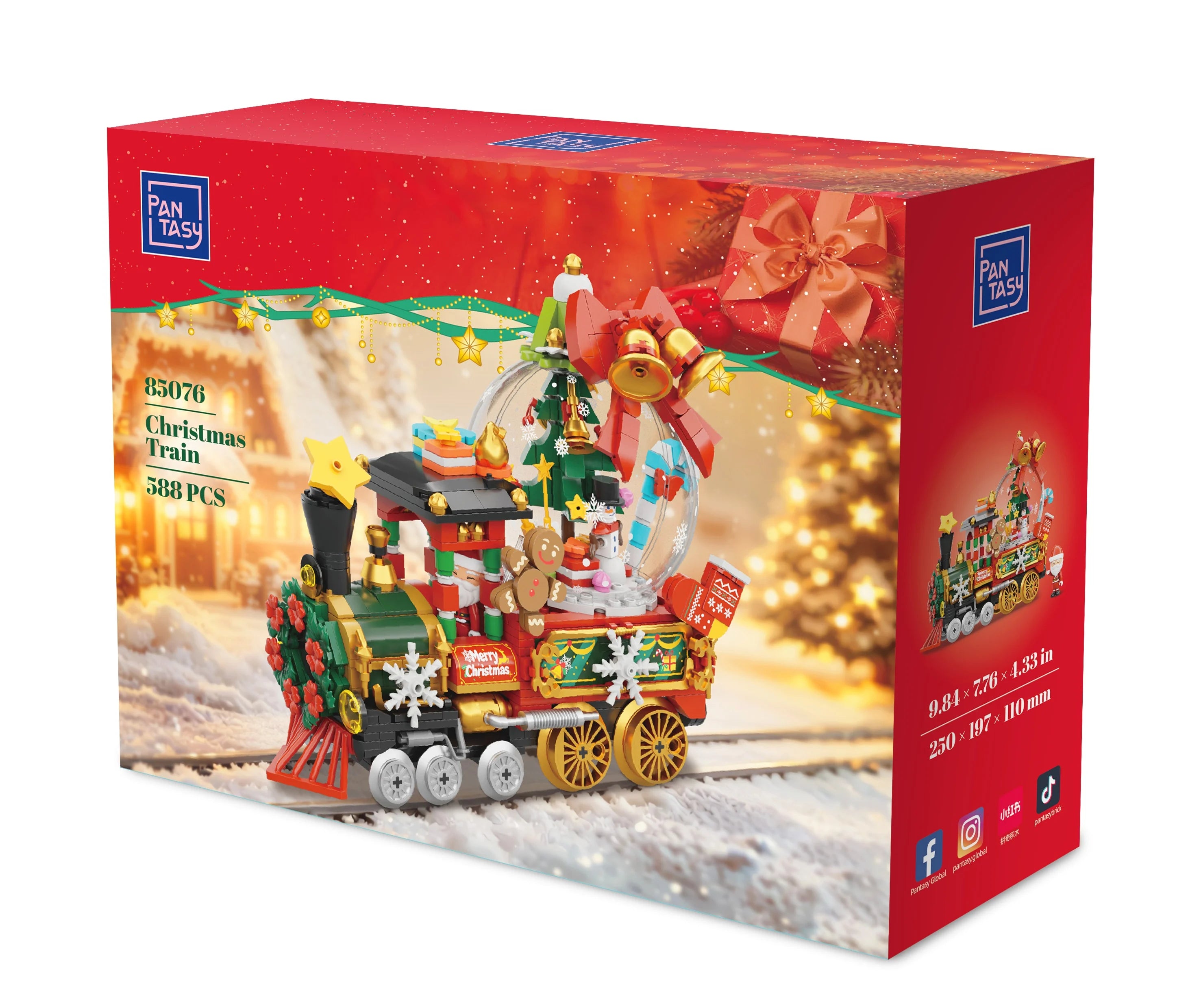 PANTASY - Christmas Train - Building block 588 pcs