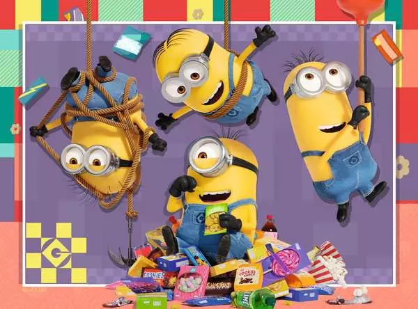 DESPICABLE ME 4 - 4 Puzzle 12/16/20/24P - Minions