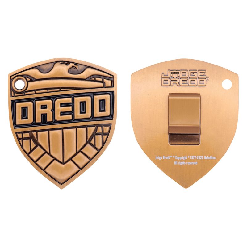2000AD JUDGE DREDD - Badge - Replica Limited Edition