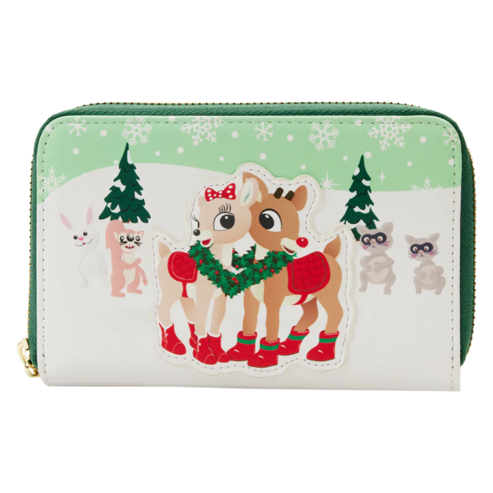 NBC - Rudolph reindeer - Wallet LoungeFly " Merry Couple "