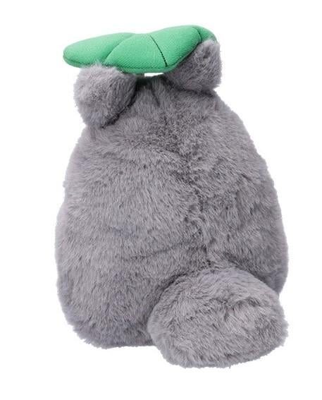 MY NEIGHBOUR TOTORO - Grey Totoro with leaf - Nakayoshi Plush