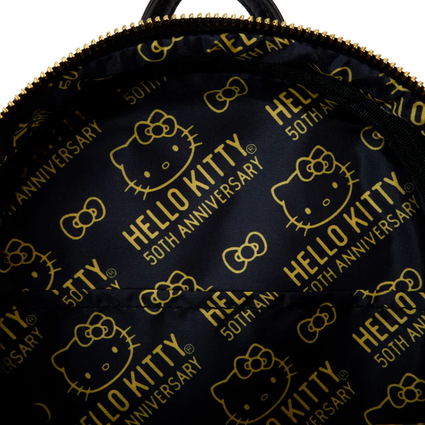 SANRIO - 50th Anniversary - Mini Backpack Metallic Gold LoungeFly