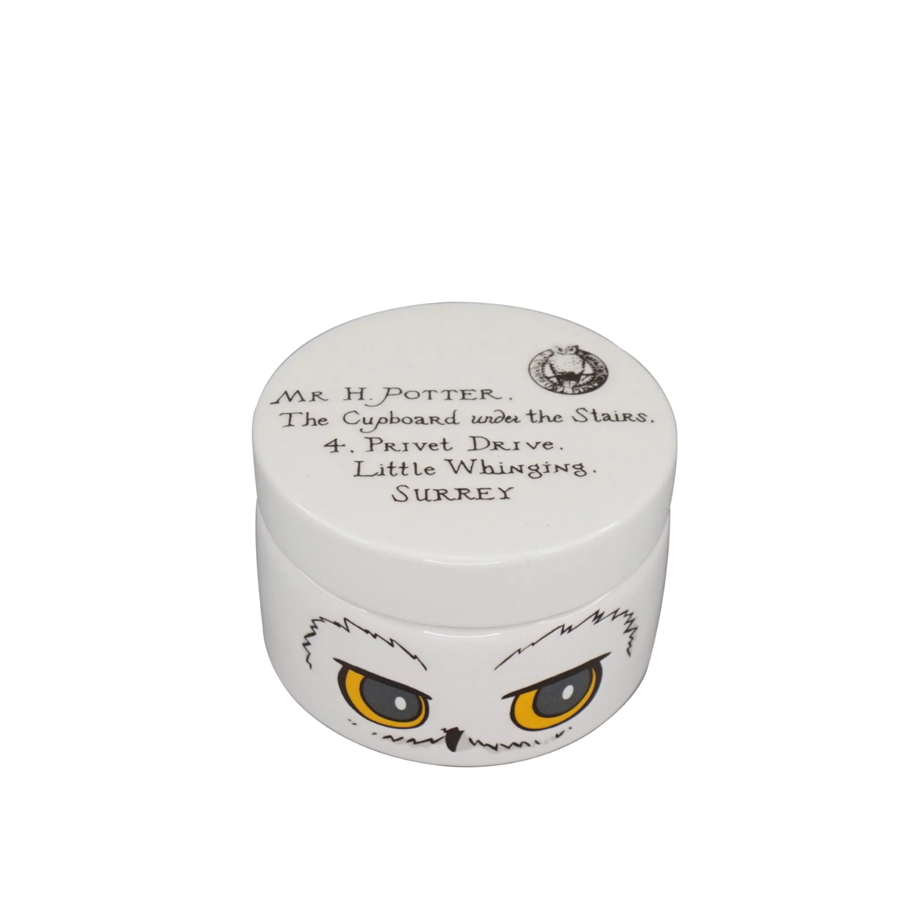 HARRY POTTER - Hedwig - Ceramic Round Box
