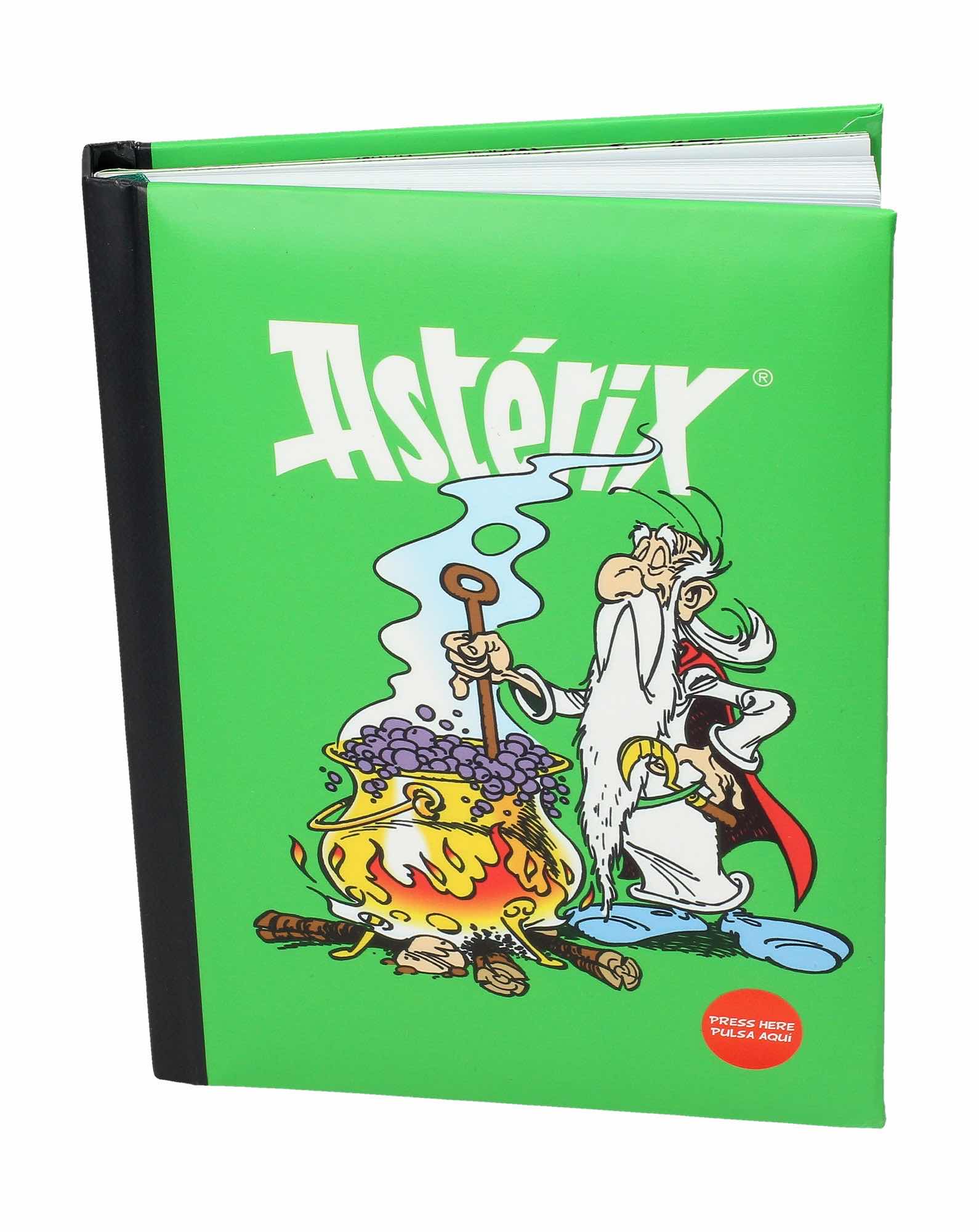 ASTERIX - Panoramix Cauldron - Notebook with Light"15x25x3cm"