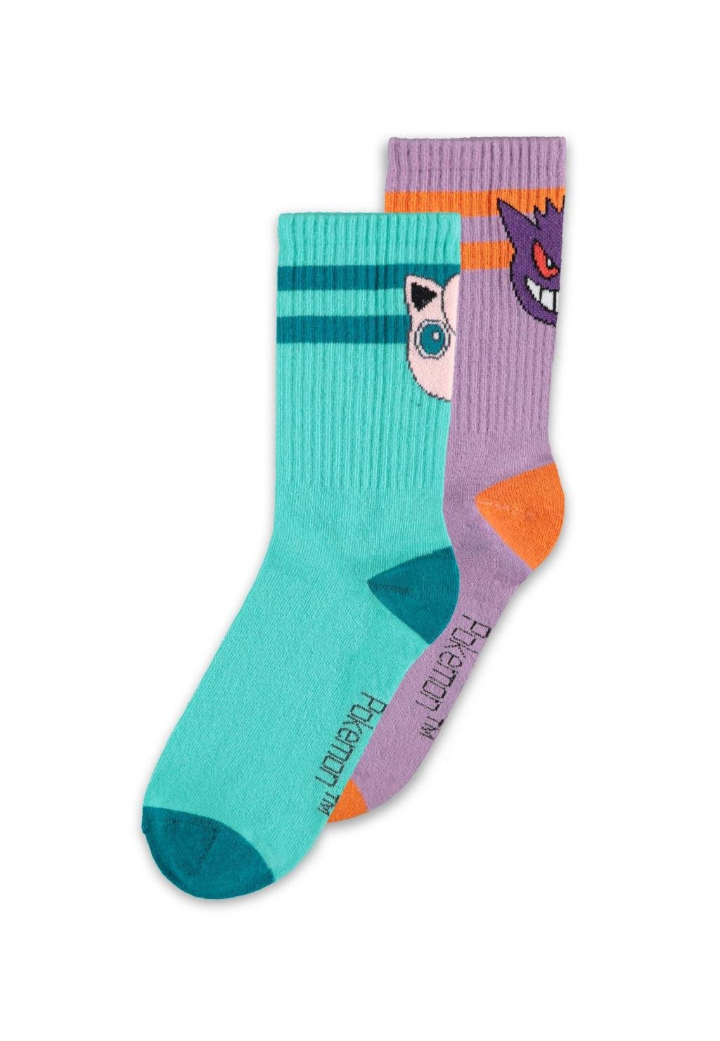 POKEMON - Duo - Pack de 2 Paires de Chaussettes Sport (T35-38)