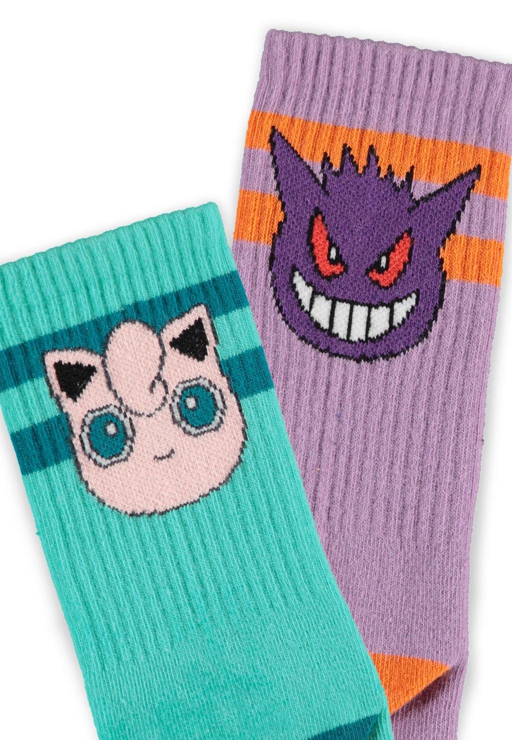 POKEMON - Duo - Pack de 2 Paires de Chaussettes Sport (T35-38)