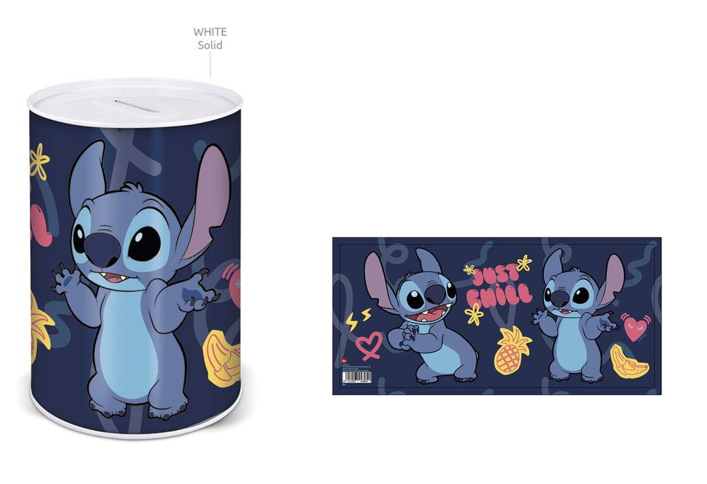 STITCH - Coin Bank - H 15 cm x D10cm