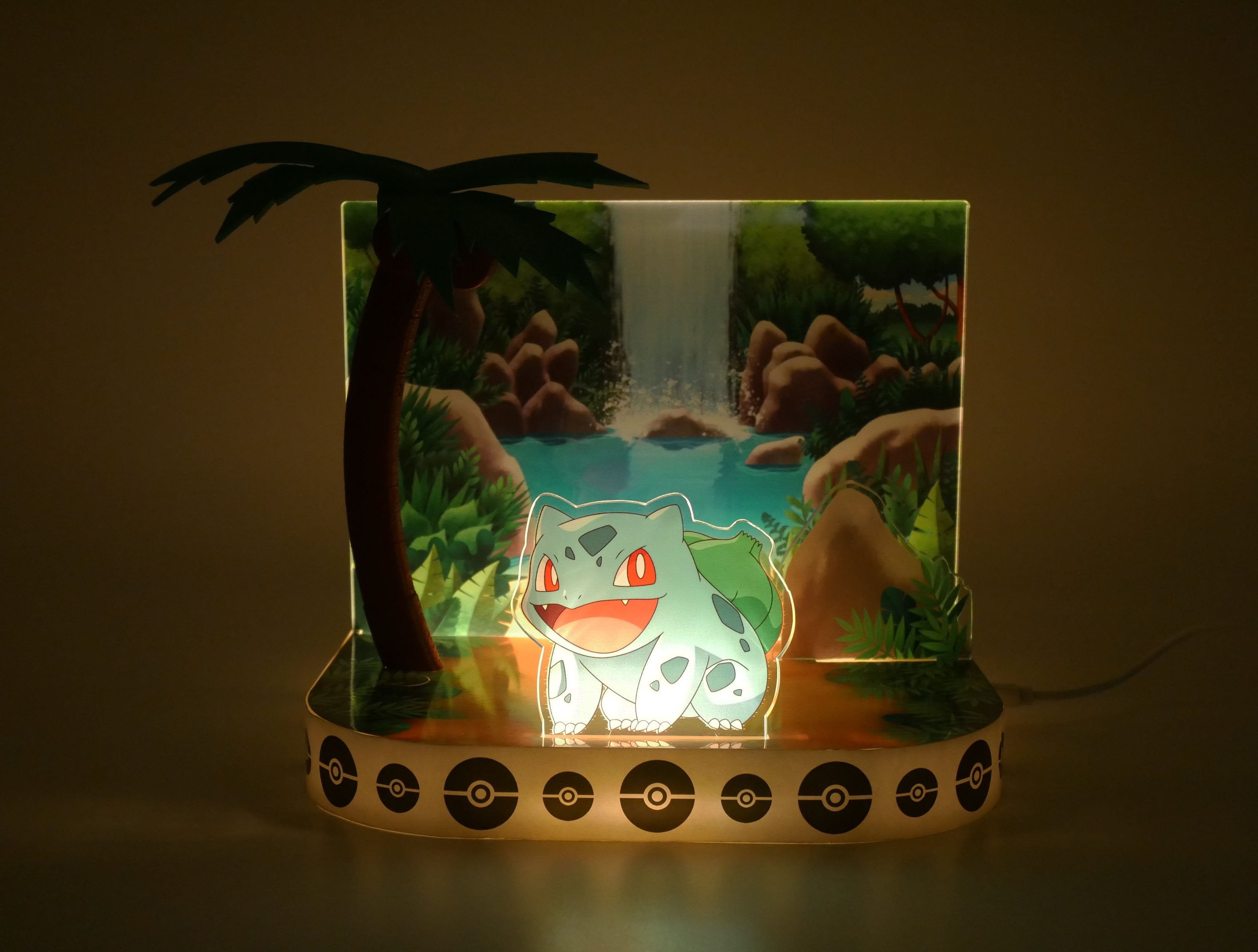 POKEMON - Bulbizarre - Diaporama Lumineuse LED