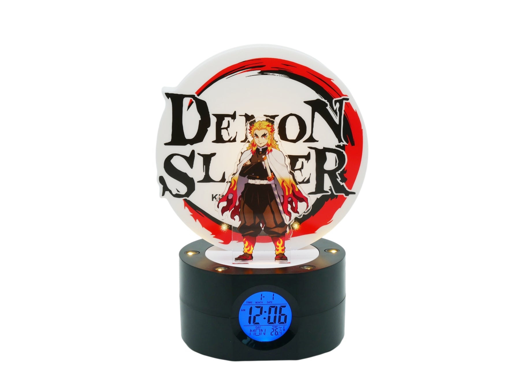 DEMON SLAYER - Rengoku - LED Light-Up Alarm Clock - 8inch
