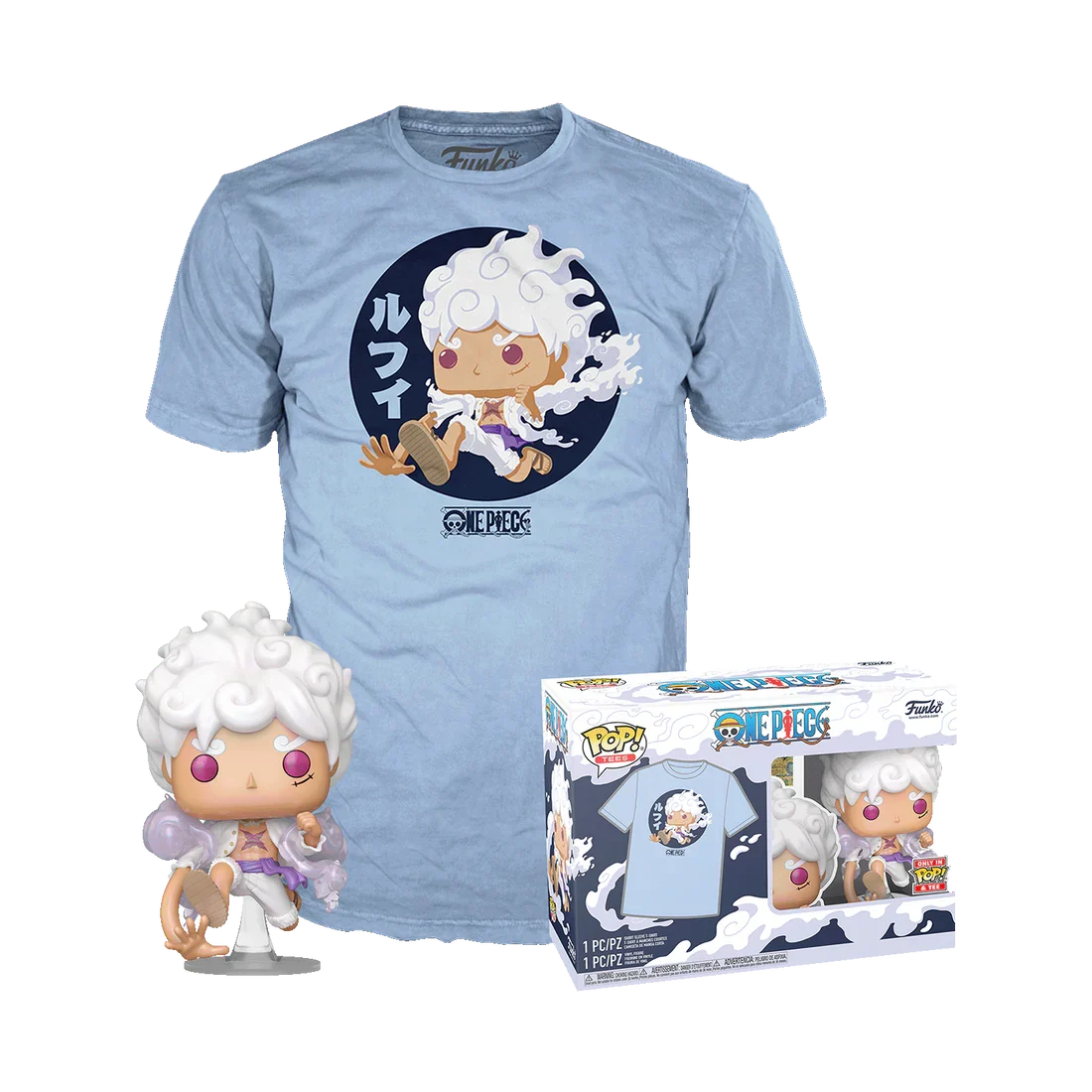 ONE PIECE - POP N° 1607 - Luffy Gear Five + Tee (L)