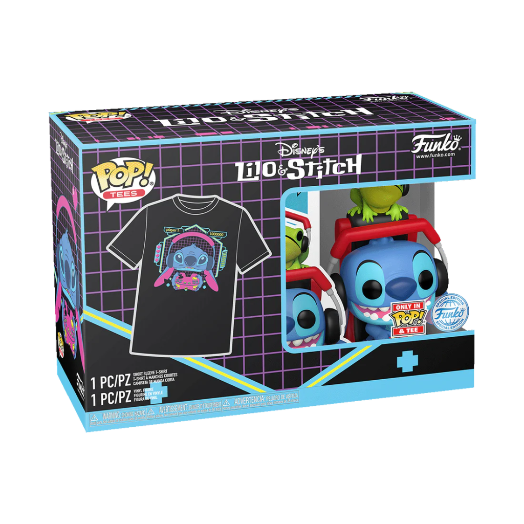 LILO STITCH - POP N° XXX - Gmr Stitch with frog + Tee (M)