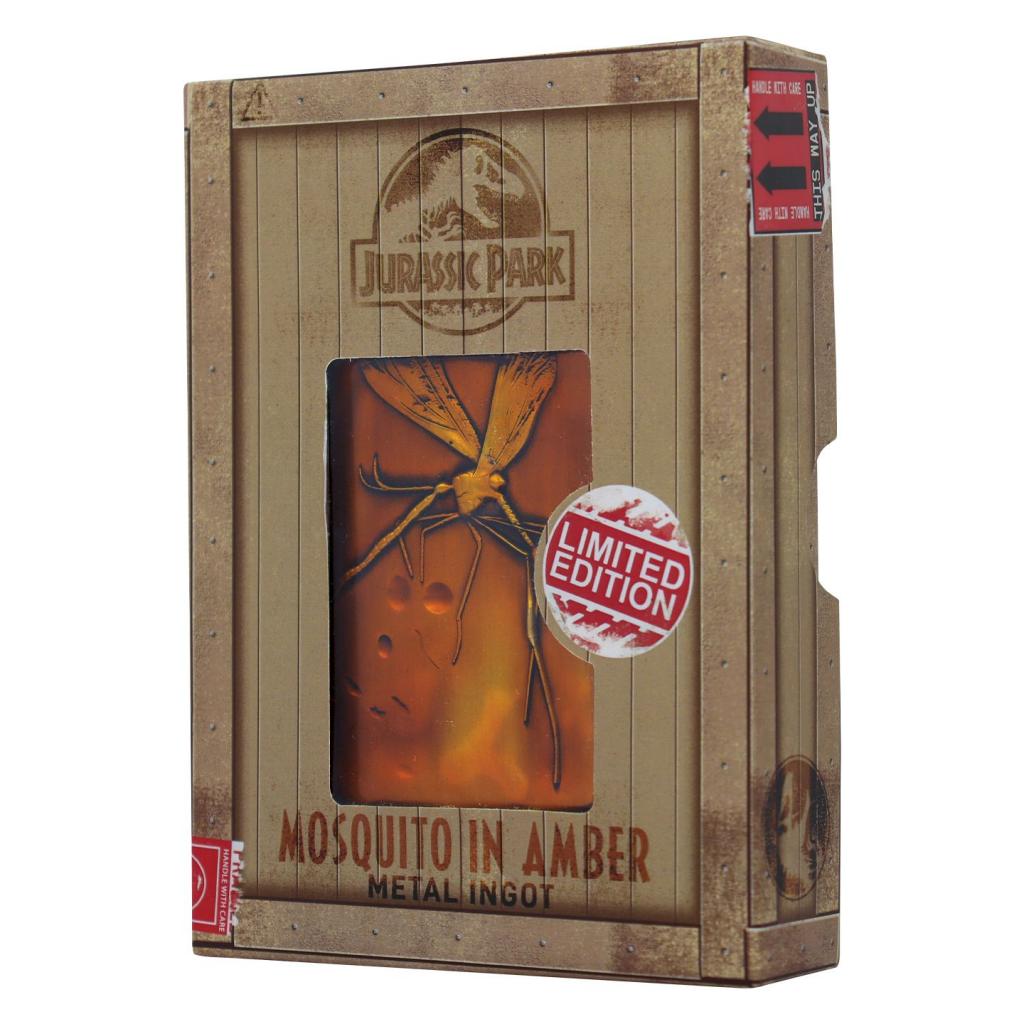 JURASSIC PARK - Mosquito in Amber - Collector Metal Ingot