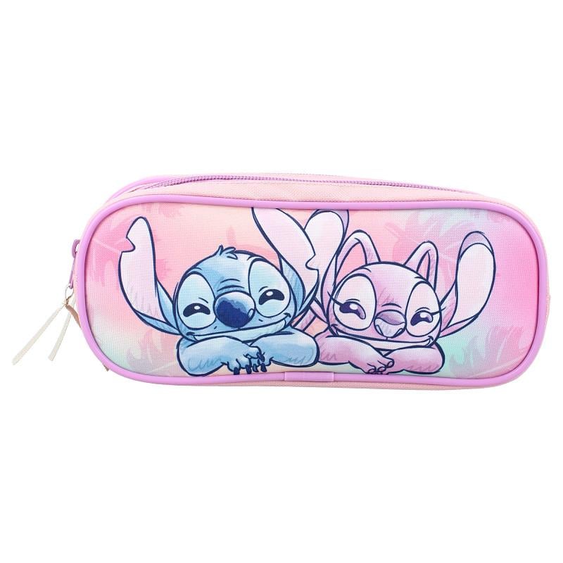 STITCH & ANGEL - Wild Energy - Round Pencil Case