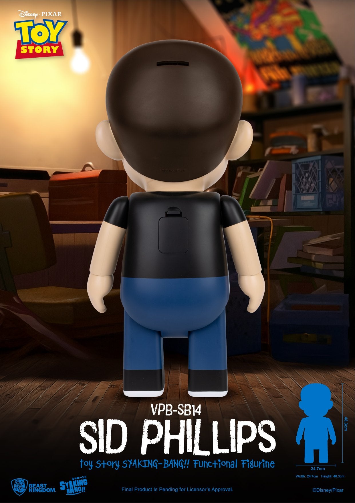 TOY STORY - Sid Phillips - SYAKING-BANG Bank 48.3cm