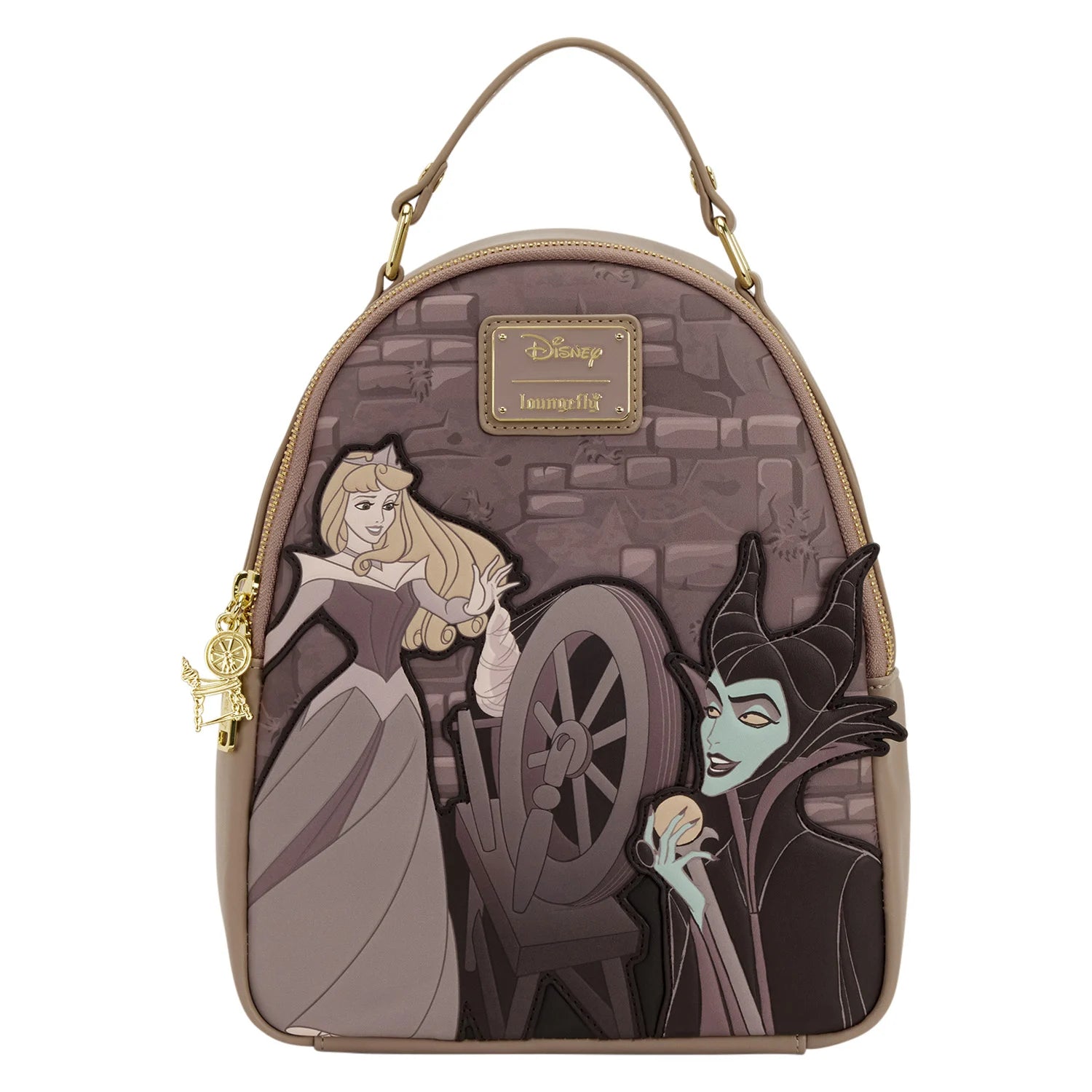 SLEEPING BEAUTY - Spinning Wheel - Mini Backpack LoungeFly