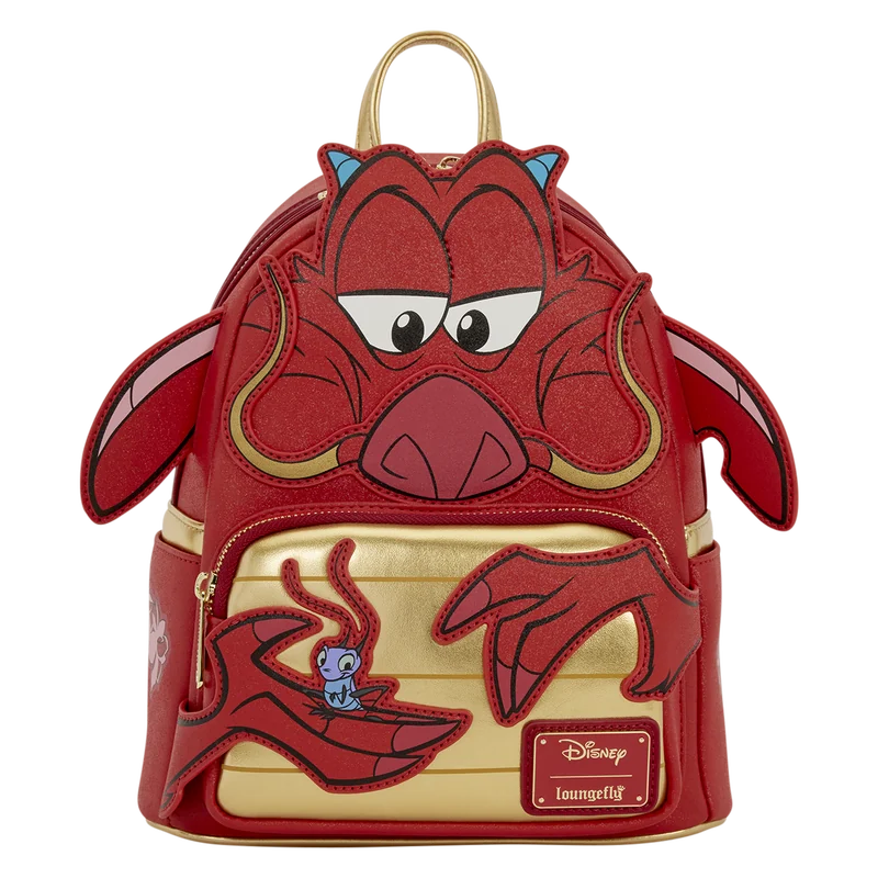 MULAN - Mushu "Glitter" - Mini Backpack Loungefly