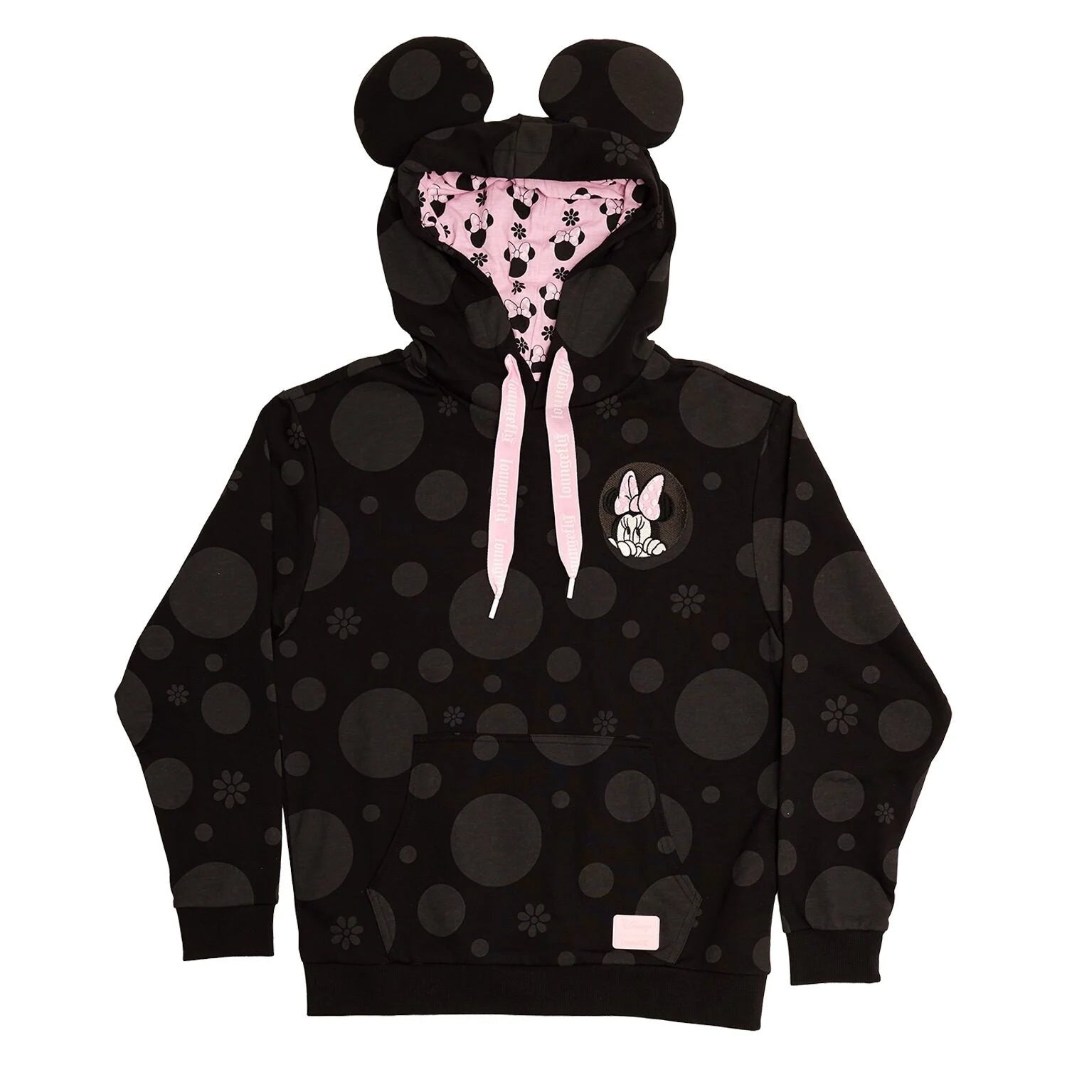 DISNEY - Minnie "Floral Rock the Dots" - Hoodie Unisex Loungefly (M)