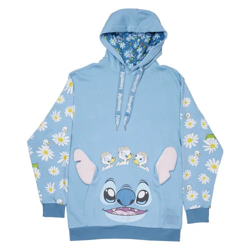 LILO AND STITCH - Springtime Stitch - Hoodie Unisex Loungefly (XXL)