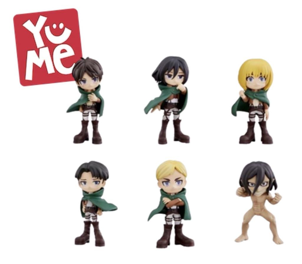 ATTACK ON TITAN - Blind Box - Assortiment 6 Figures 9cm