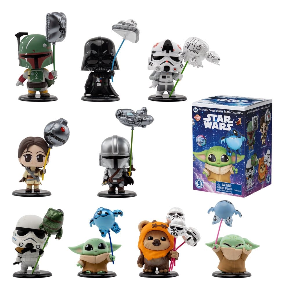 STAR WARS - Balloon - Assort 8 Figurines Cosbi BLIND BOX