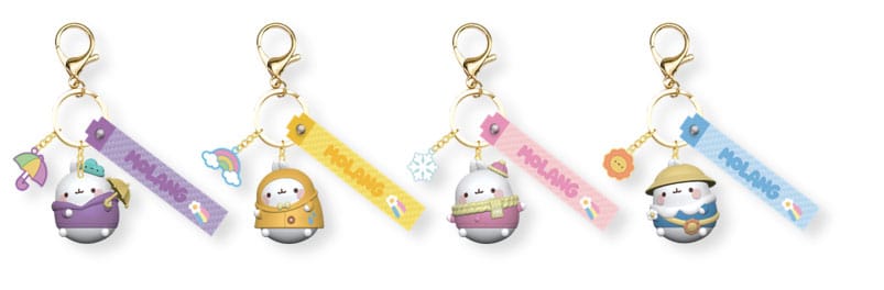 MOLANG - Weather Series - Assortiment 9 Keychain 5cm Blind Box