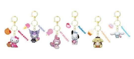 HELLO KITTY - Tea Party Series - Assort 12 Keychain 13cm Blind Box