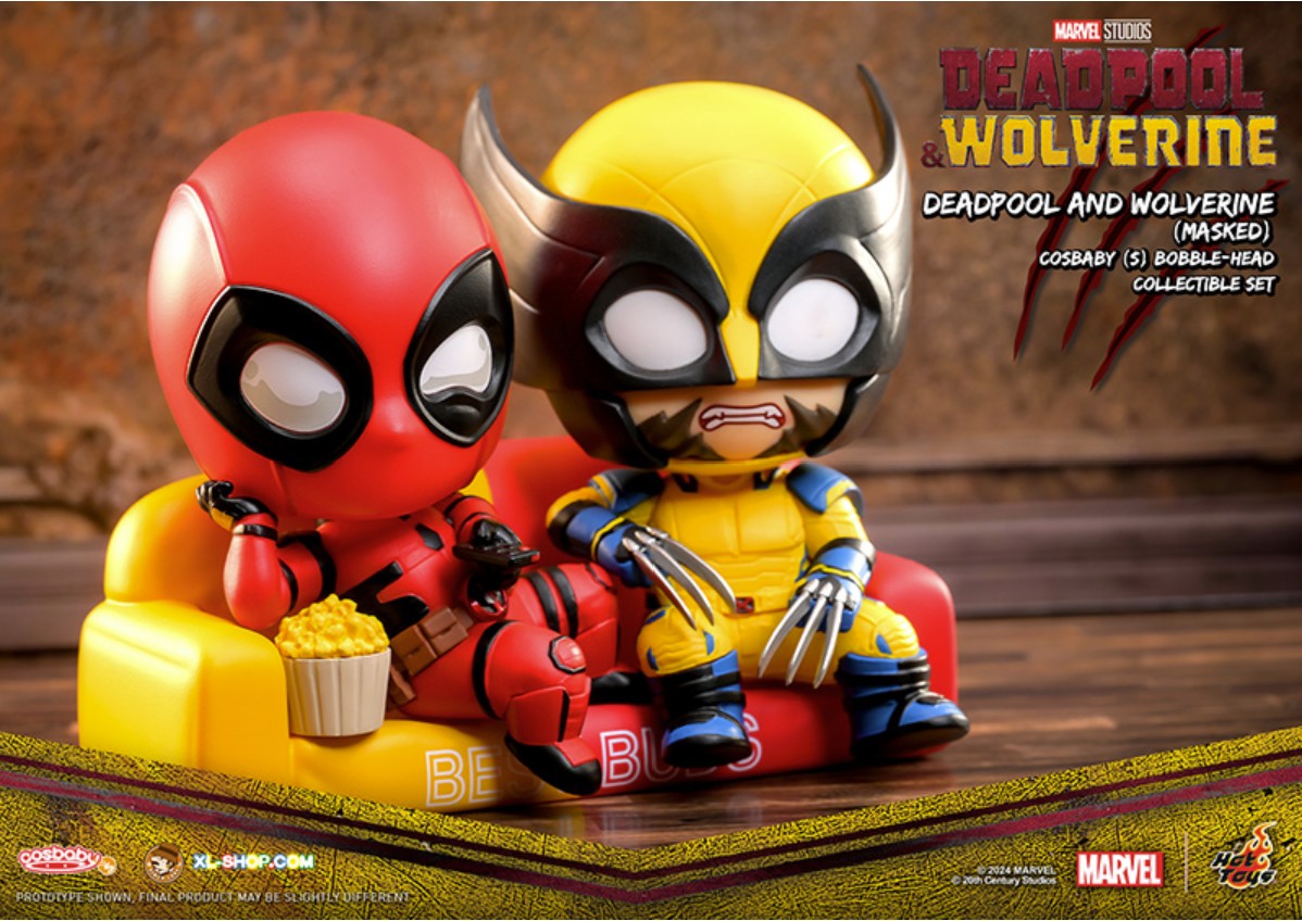 MARVEL - Cosbaby - Wave 5 - Deadpool & Wolverine Masked