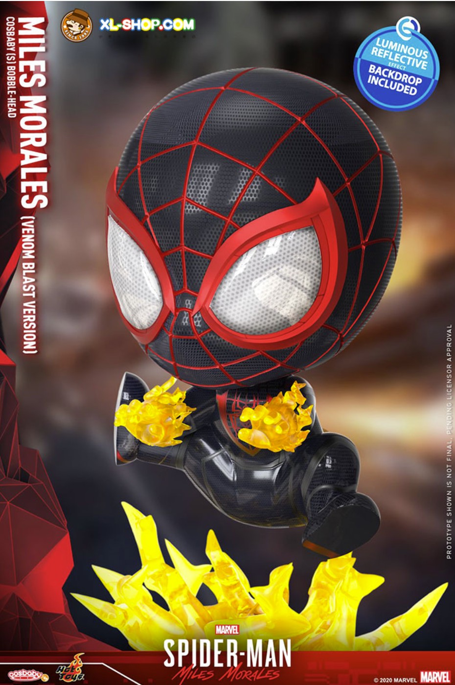 SPIDERMAN - Cosbaby - Wave 4 - Miles Morales Venom Blast Version